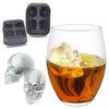 3D Skull Flexible Silicone Ice Cube Mould Tray Makes Four Giant Skull-Trending products - May 2018-GenerallyMarket