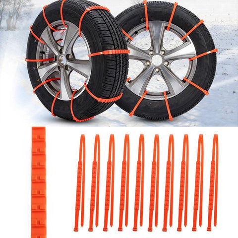 Anti-skid Chains for Car (10Pcs)-GenerallyMarket