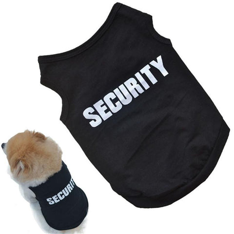Cute Dog Pet Vest Cotton Puppy T Shirt SECURITY-Dog Vests-GenerallyMarket
