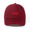 Wine red kendrick lamar damn cap embroidery DAMN-Trending products - May 2018-GenerallyMarket