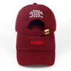 Wine red kendrick lamar damn cap embroidery DAMN-Trending products - May 2018-GenerallyMarket